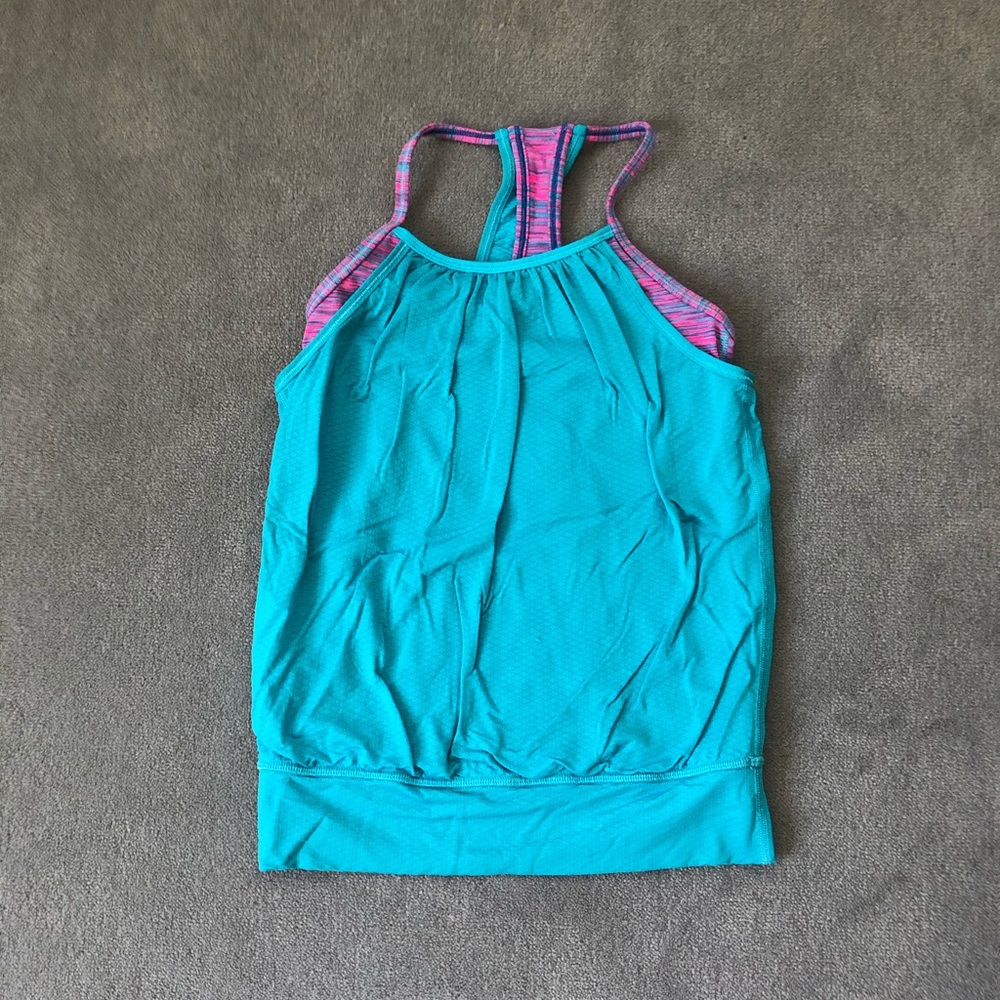 Blue and Pink Ivivva Tank
